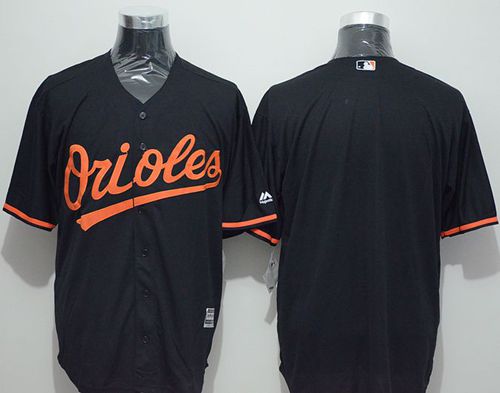 Orioles Blank Black New Cool Base Stitched MLB Jersey - Click Image to Close